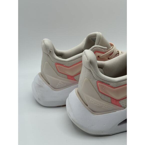 Adidas Women's Alphatorsion 2.0 Primegreen Running Shoes Size 8.5 White Pink - Picture 7 of 9